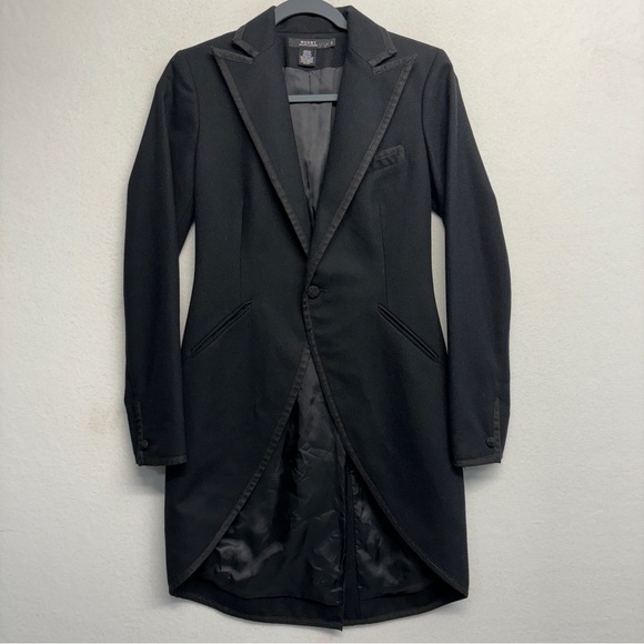 Rugby Ralph Lauren Jackets & Blazers - Rugby Ralph Lauren Tuxedo Jacket Coat 2 Black Wool Tailcoat Formal Suiting